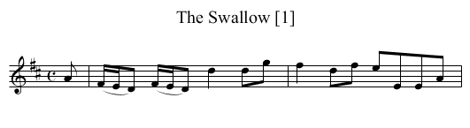 Swallow [1], The - staff notation