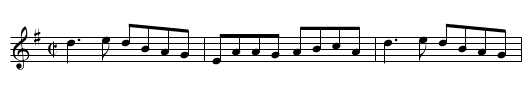 Swallow, The - staff notation