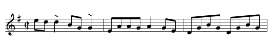 Swallow, The - staff notation
