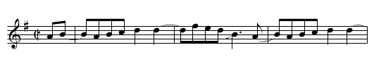 Swamp Cat Rag - staff notation