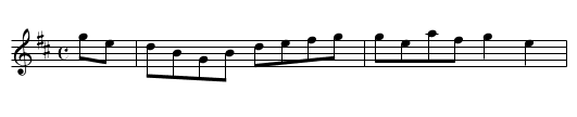 Swansea Hornpipe [3] - staff notation