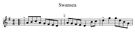 Swansea - staff notation