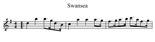 Swansea - staff notation