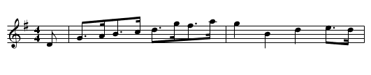 Swedish Barn dance (1) - staff notation