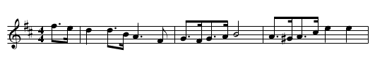Swedish barn dance (2) - staff notation