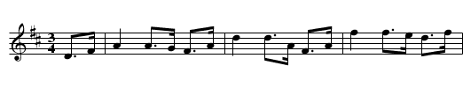 Swedish Mazurka - staff notation