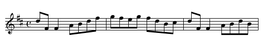 Sweeney’s Dream - staff notation