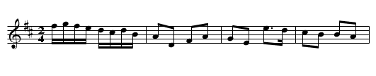 Sweeney's - staff notation