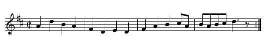 Sweet Castletown Bere - staff notation