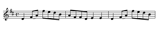 Sweet Ellen [1] - staff notation