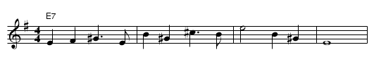 Sweet Georgia Brown - staff notation