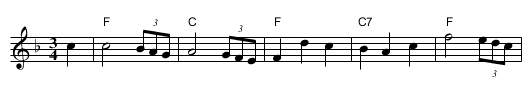 Sweet Hope - staff notation
