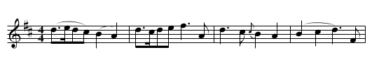 Sweet Innisfallen - staff notation
