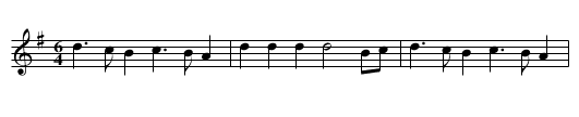 Sweet Kate - staff notation