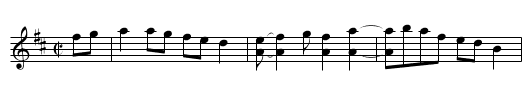 Sweet Little Julie - staff notation