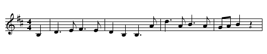 Sweet Lovely Joan - staff notation