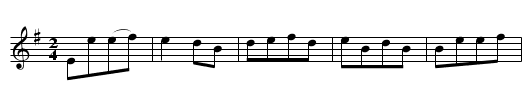 Sweet Mally - staff notation