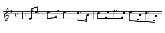 SWEET MOLLY - staff notation