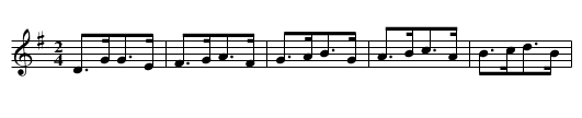 Sweet Richard - staff notation