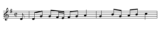 Sweet Richard - staff notation