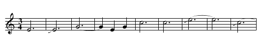 Sweet Rose of Heaven - staff notation
