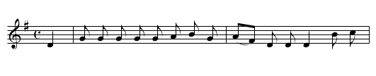 Sweet Susan - staff notation