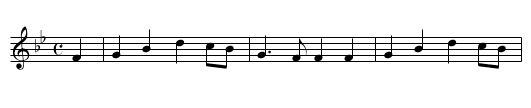 Sweet Willie - staff notation