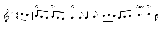 Sweets Of May, The - staff notation