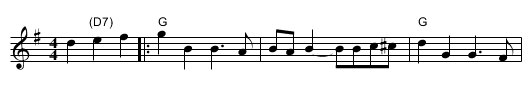 Swing Your Partner - staff notation