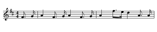 SWISS BOY - staff notation