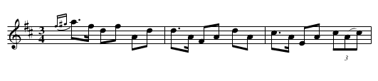 Sydjämtsk polska efter Anton Sundvisson - staff notation