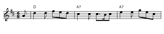 Sydvest  [ABABAB] - staff notation