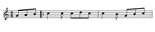 Sylter Greiftanz - staff notation