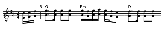 Syrtos: Psaropoula - staff notation