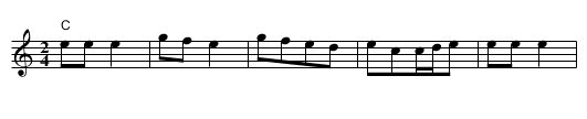 Szekely Friss - staff notation