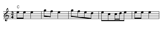 Szekely Friss - staff notation
