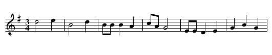 Szla Kasia przez gaj do wody - staff notation
