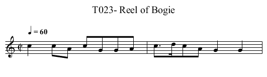 T023- Reel of Bogie - staff notation