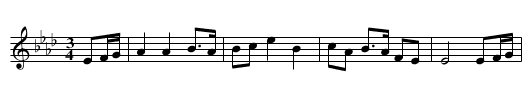 Tá an teine gan coigilt - staff notation