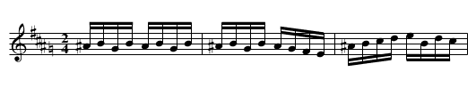 Tabanovachko Kolo - staff notation
