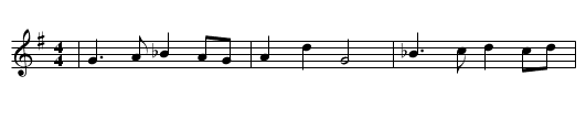 Taendelei - staff notation
