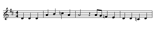 Tageweise von Kristes geburt und von den heiligen drei kuenigen - staff notation