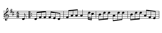 Tailor's Thimble, The  - staff notation