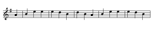 Táim i n-Arréars? - staff notation