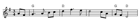 Ta&iacute;mse Im' Chodhladh - staff notation