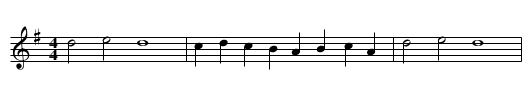 Taitou - staff notation