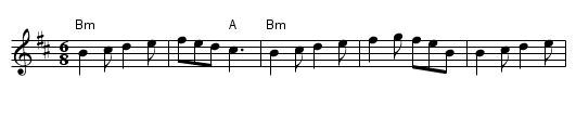 Take a Dance - staff notation