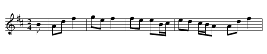 Take Her Away - staff notation