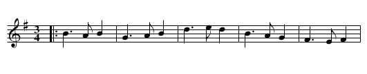 Taladh Eirisgeach - staff notation