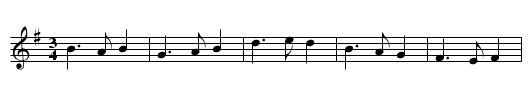 Taladh Eirisgeach - staff notation